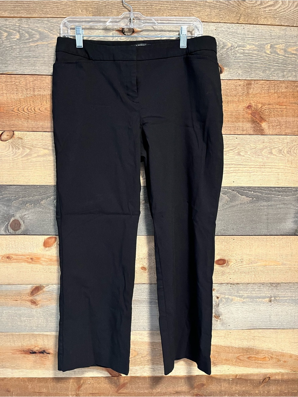 Apt. 9 Black Women's Stretch Dress Pants - Classic Straight Leg